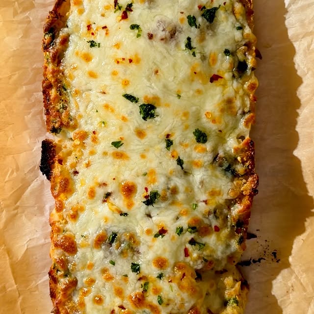 Cheesy Garlic Confit Bread