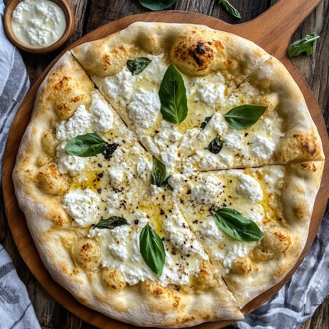 White Pizza with Ricotta