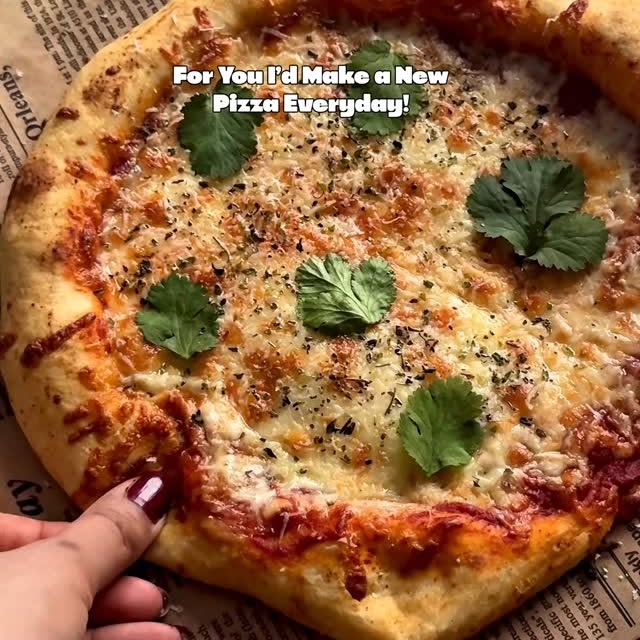 Three-Cheese Margherita-Style Pizza