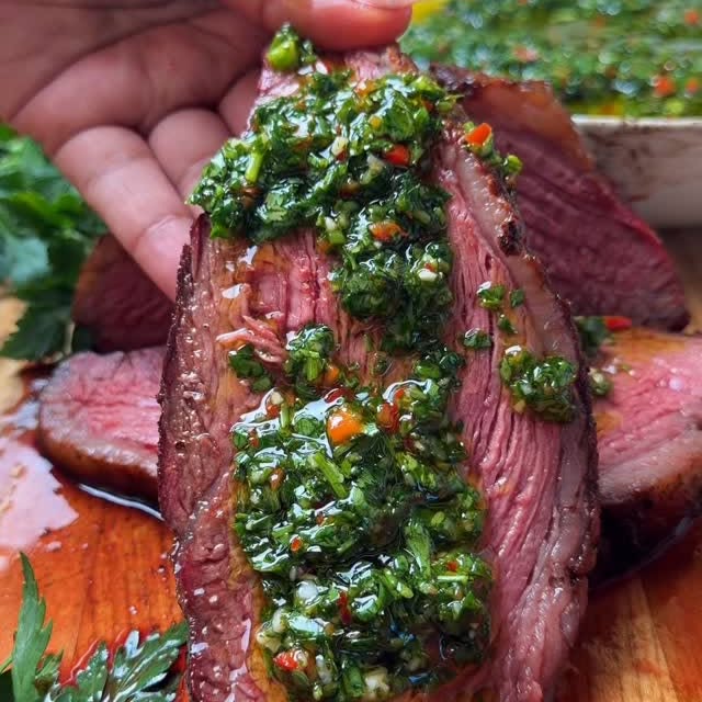 SMOKED PICANHA WITH CHIMICHURRI