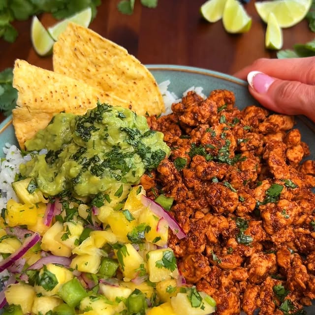 Cilantro Lime Rice and Guacamole